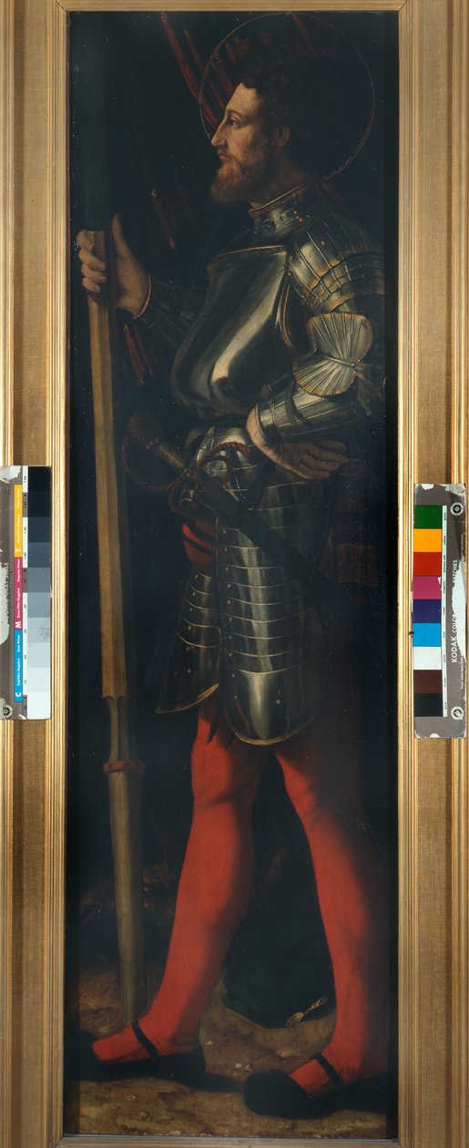 Święty Jerzy, ok. 1540 (olej na płycie) autorstwa Dosso Dossi