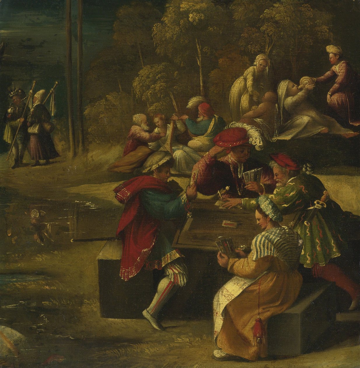 Gry karciane tarota, ok. 1518 autorstwa Dosso Dossi