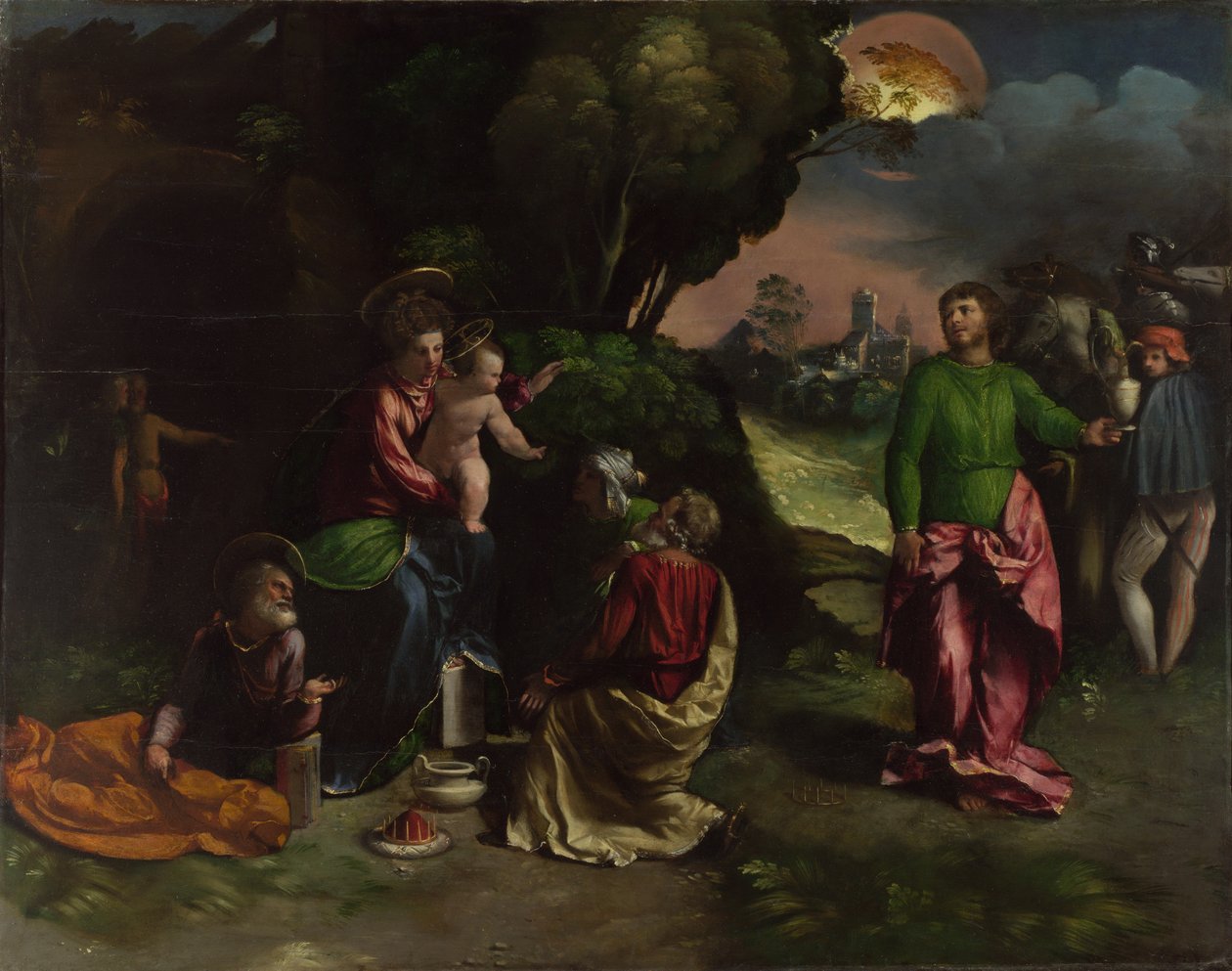 Adoracja królów, ok. 1535 autorstwa Dosso Dossi