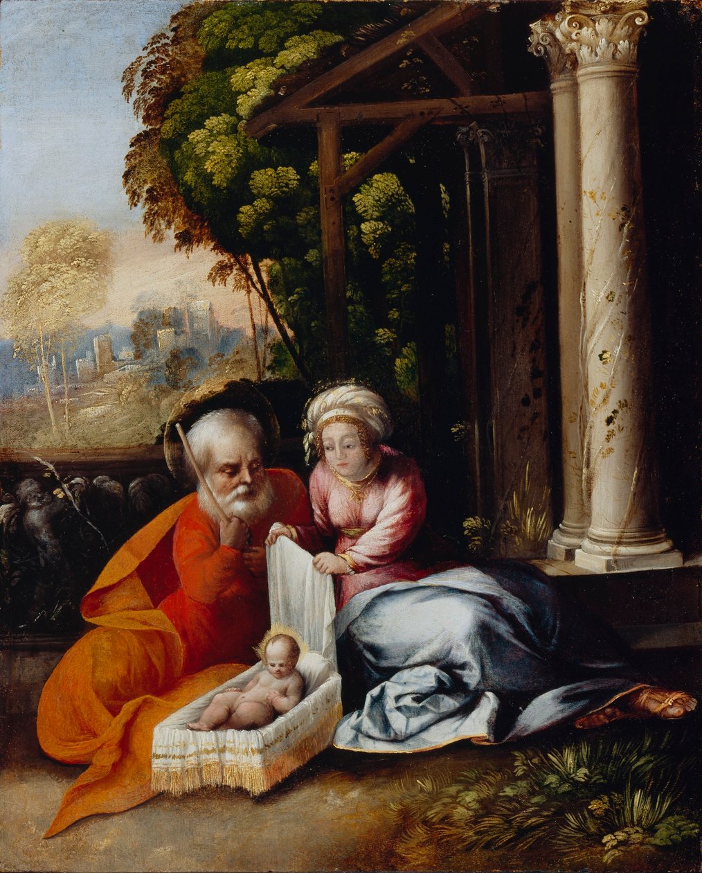 Święta Rodzina autorstwa Dosso Dossi