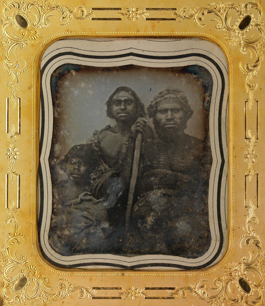 Trzech Aborygenów, Melbourne, Wiktoria autorstwa Douglas T. Kilburn