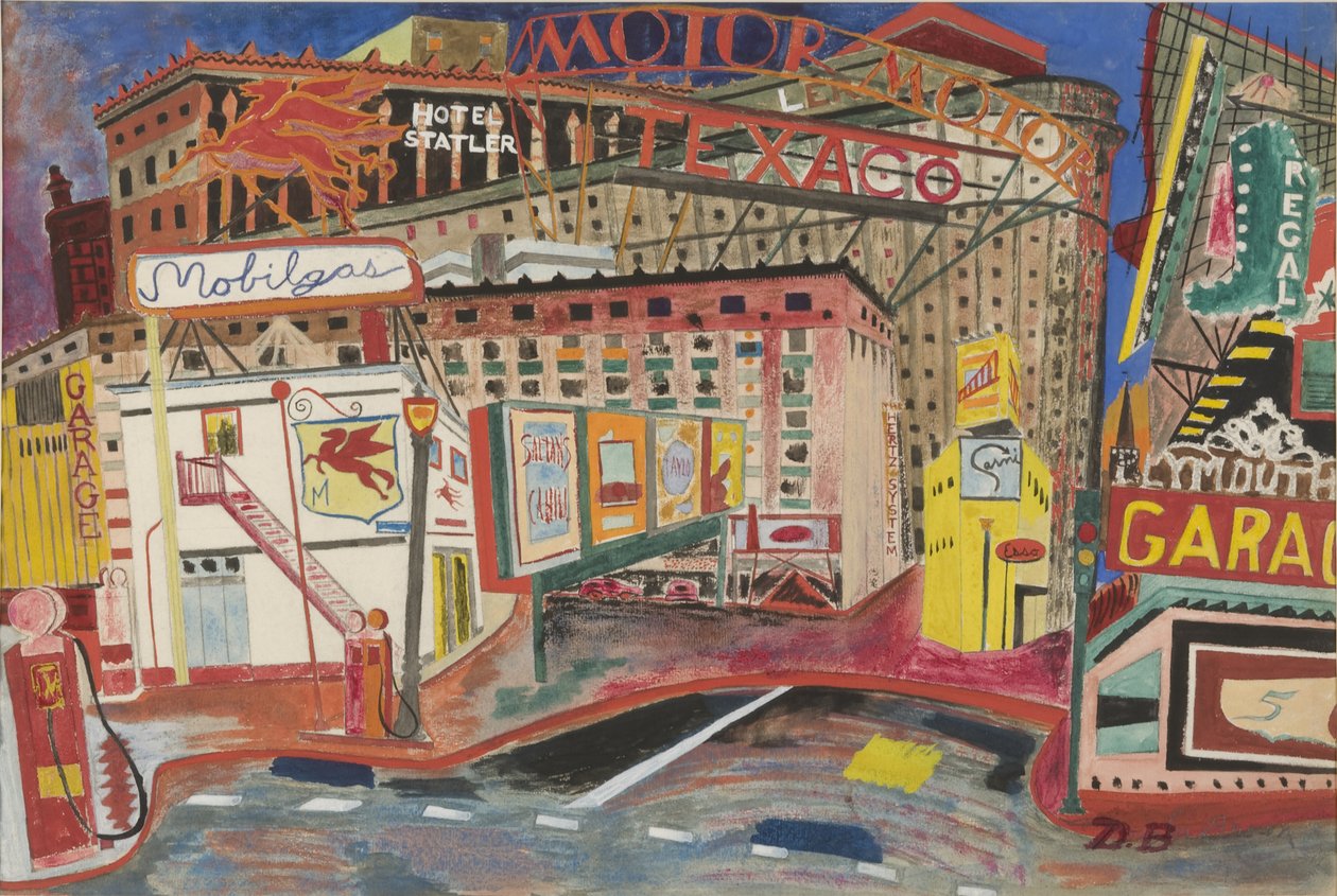Boston (akwarela na papierze) autorstwa Douglas Brown