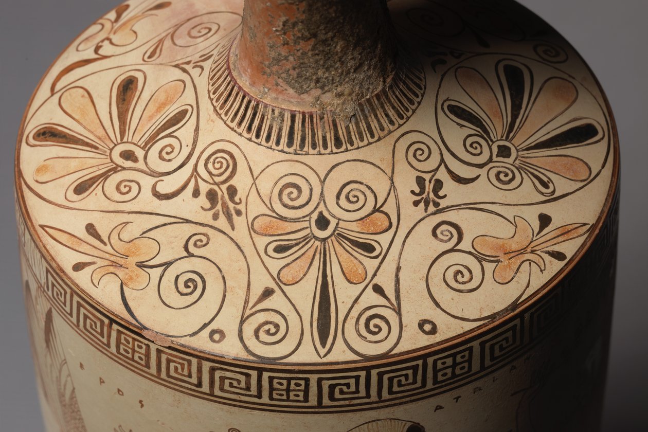 Atalanta Lekythos (pogrzebowy dzbanek na olej), 500-490 pne autorstwa Douris