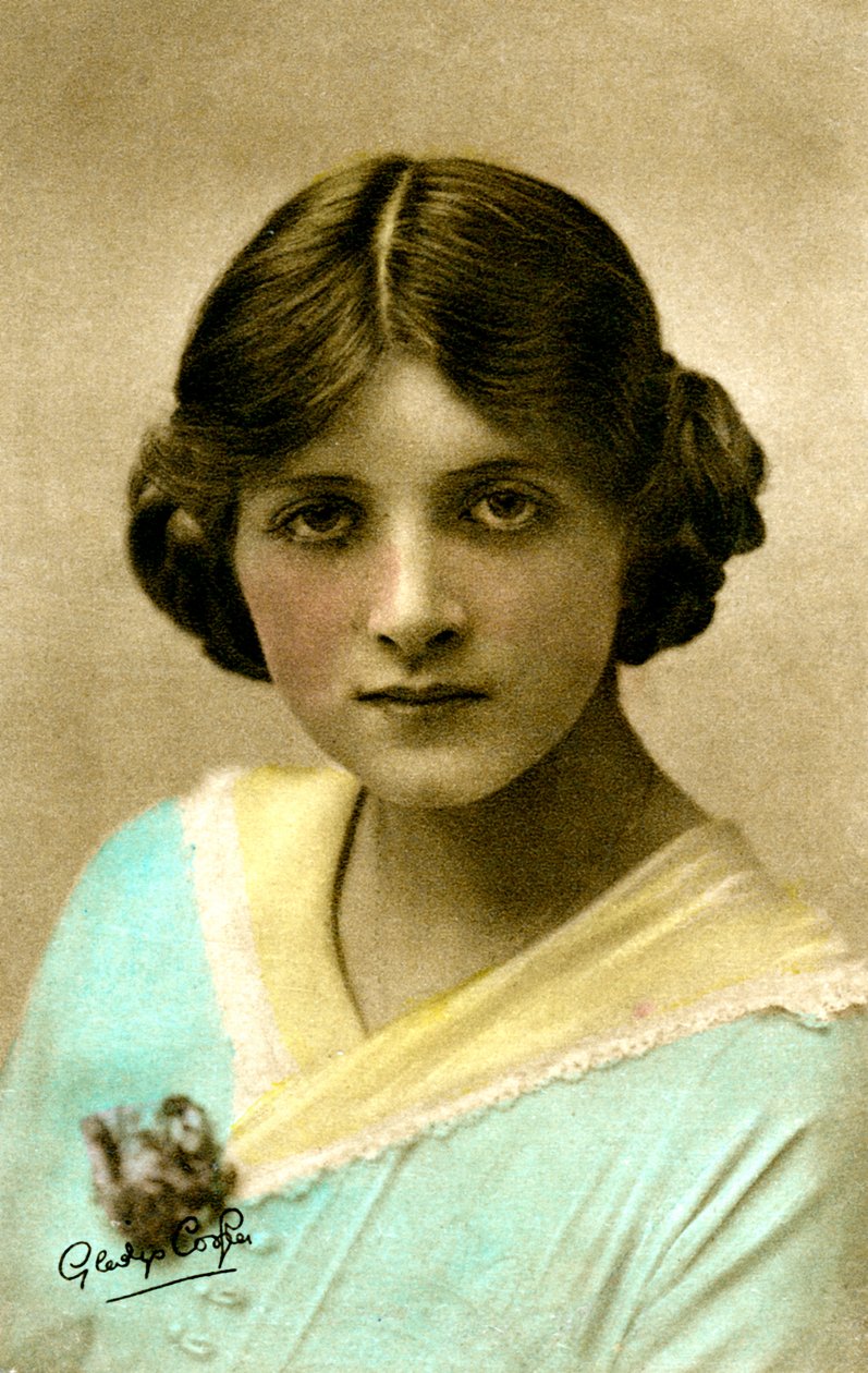 Gladys Cooper 1888-1971, angielska aktorka, początek XX wieku. autorstwa Dover Street Studios