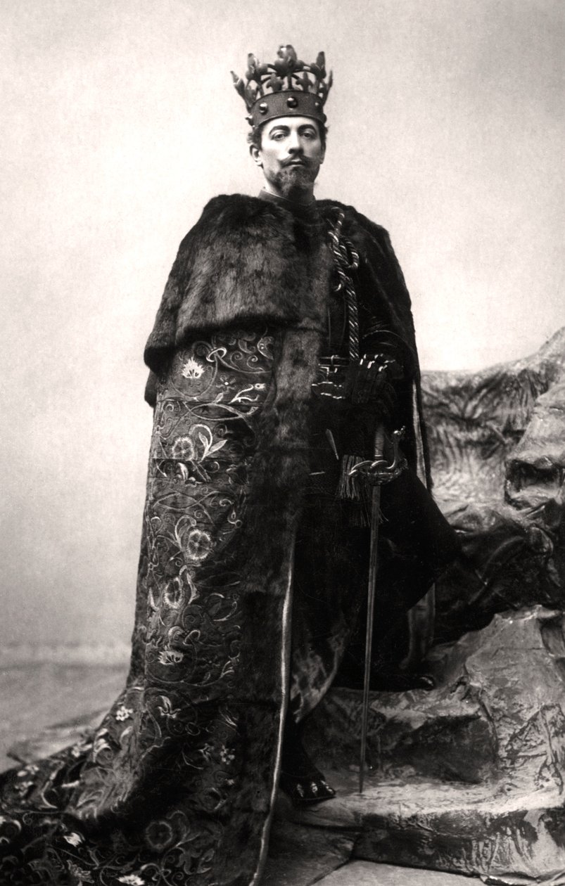 Lewis Waller 1860-1915, angielski aktor i kierownik teatru, 1906. autorstwa Dover Street Studios