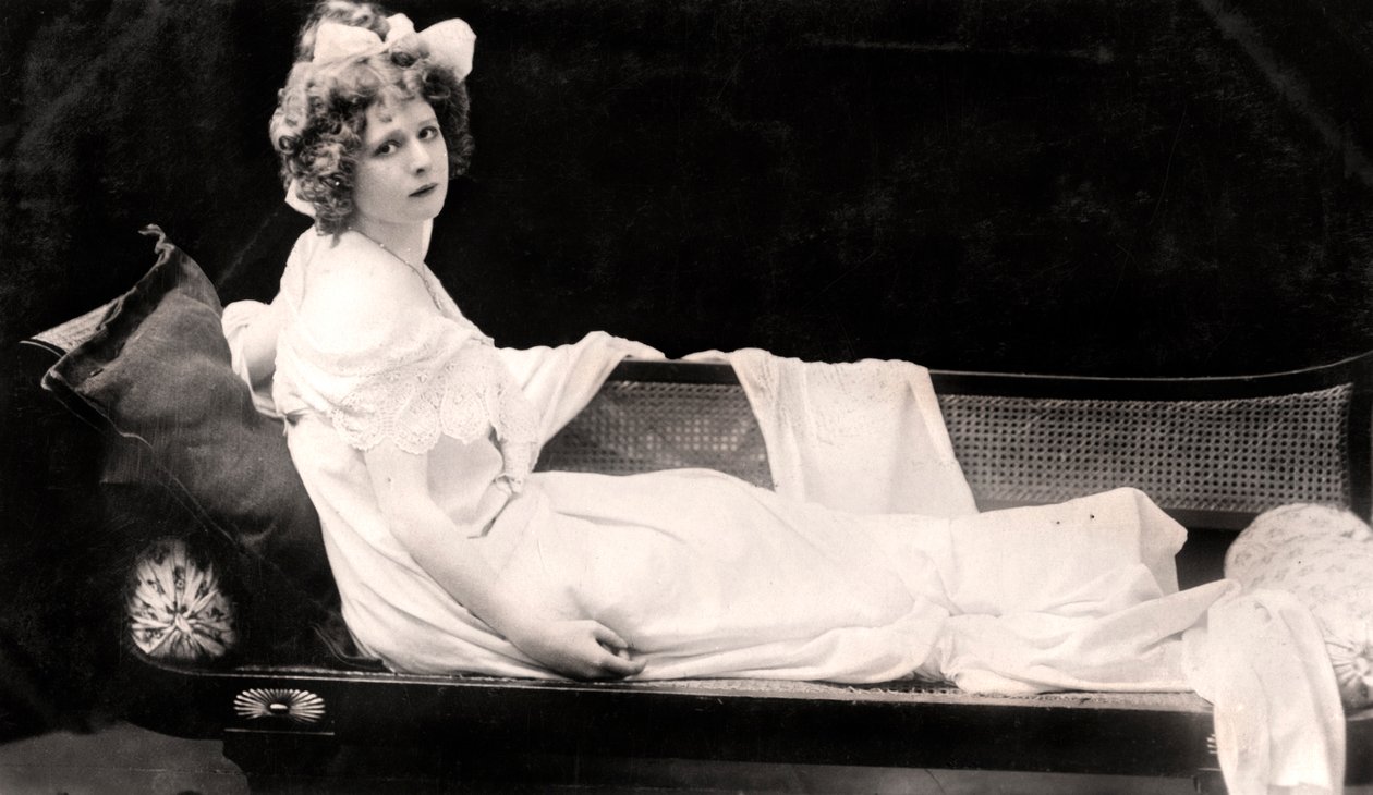 Mabel Love 1874-1953, angielska aktorka i tancerka, początek XX wieku. autorstwa Dover Street Studios