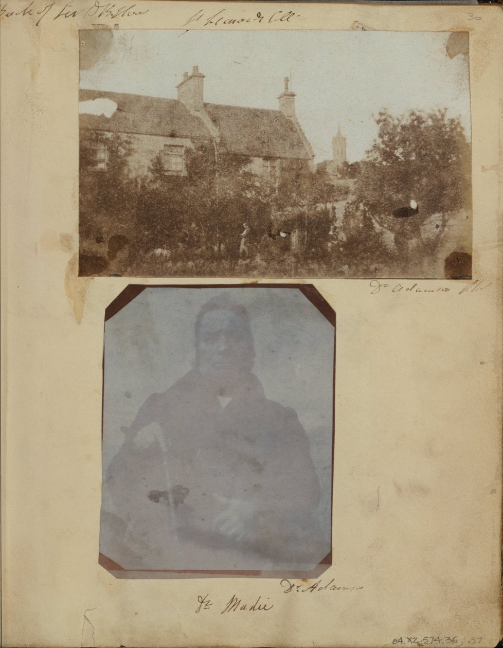 Ogród Sir Davida Brewstera z Zachodnią Wieżą Katedry w tle autorstwa Dr. John Adamson