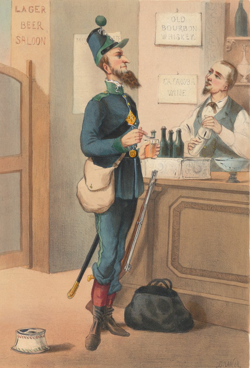 Stany Zjednoczone Ameryki - Myśliwi na piechotę, 1865. autorstwa Draner