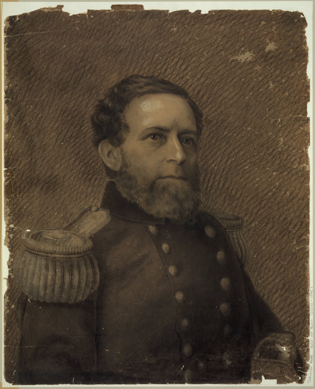 Admirał Andrew H. Foote, portret głowy i ramion, w mundurze wojskowym Abstrakcyjny/średni autorstwa Drawings
