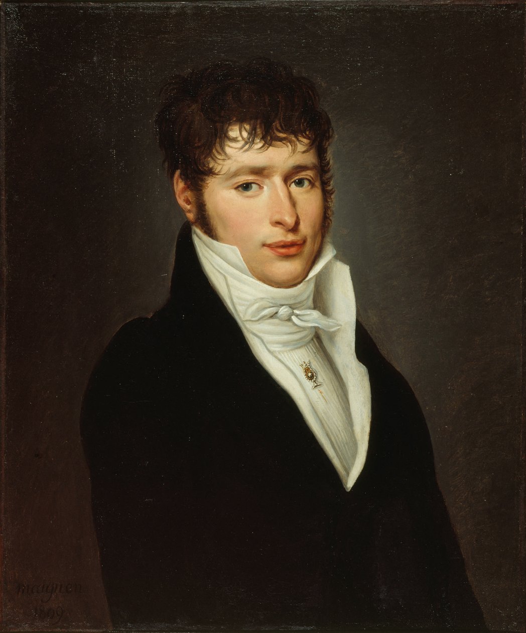 Portret piosenkarza Jean Elleviou 1769-1842, 1809. autorstwa Désiré Adelaïde Charles Maignen de Sainte