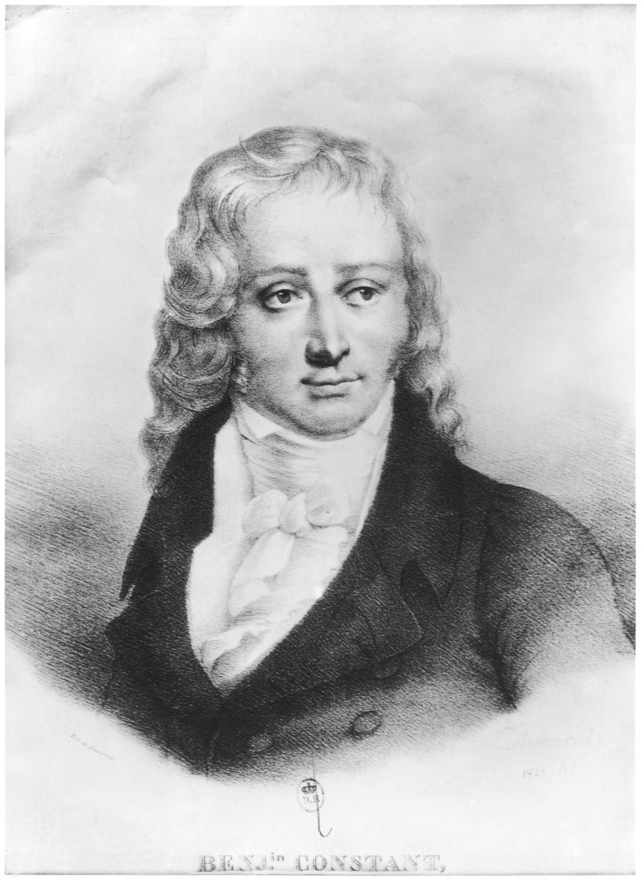 Henri Benjamin Constant de Rebecque (1767-1830) autorstwa Ducarme