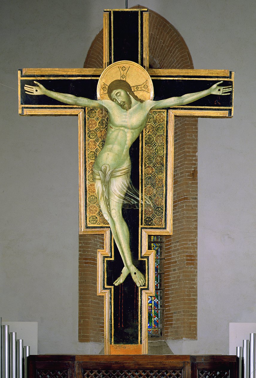 Ukrzyżowanie (tempera na panelu) autorstwa Duccio di Buoninsegna