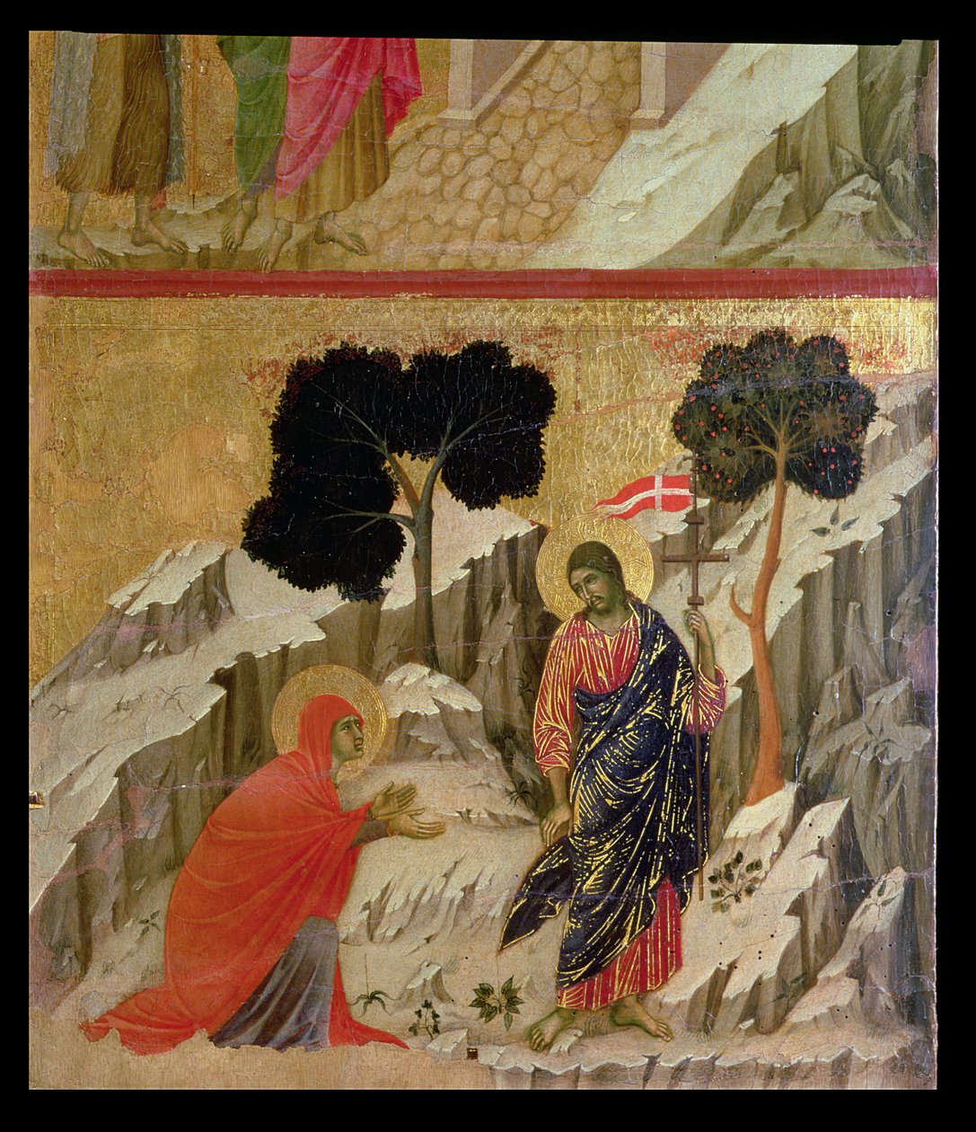 Smutek: Nie dotykaj mnie, 1308-11 autorstwa Duccio di Buoninsegna