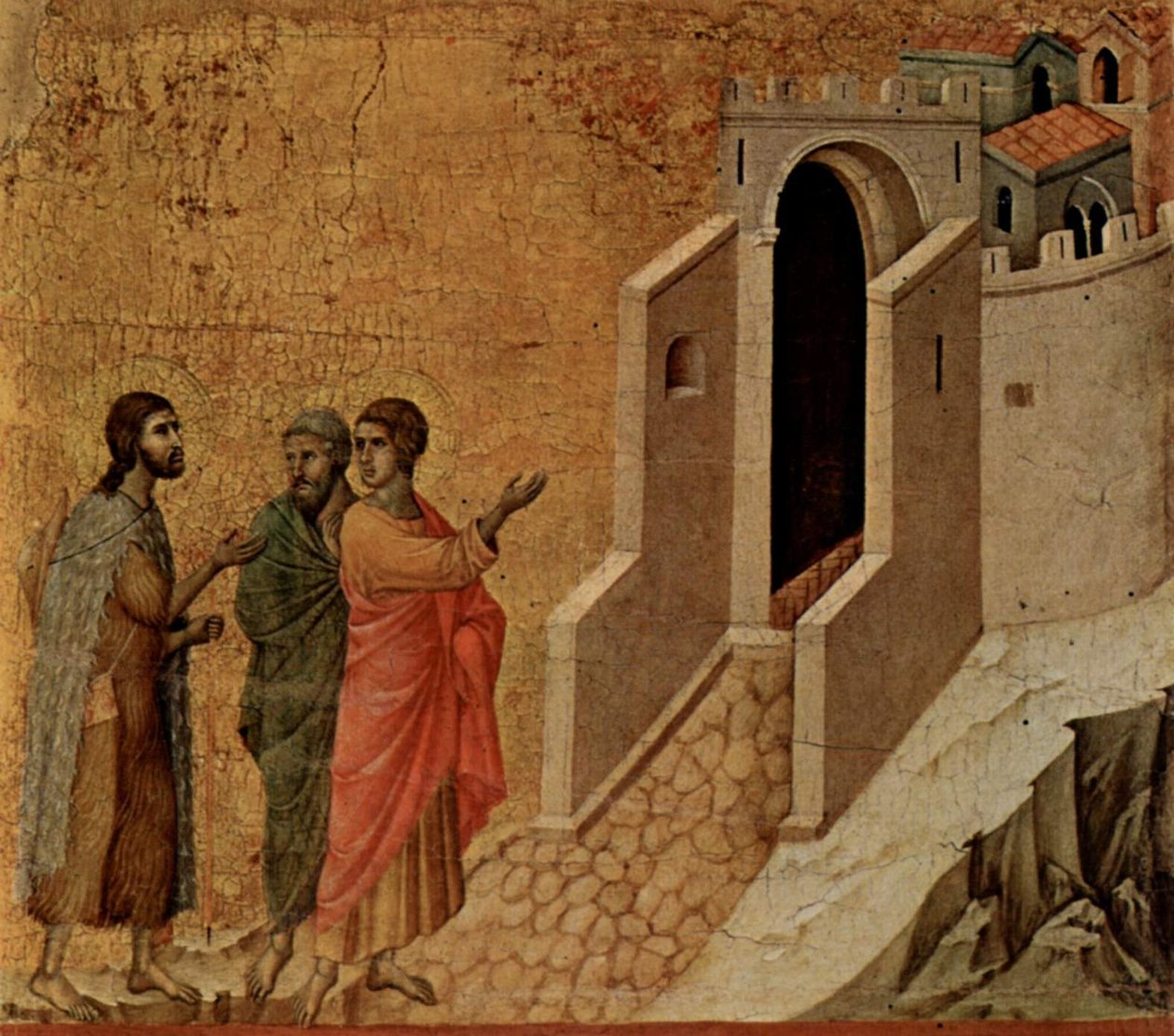 Duccio di Buoninsegna Emaus autorstwa Duccio di Buoninsegna