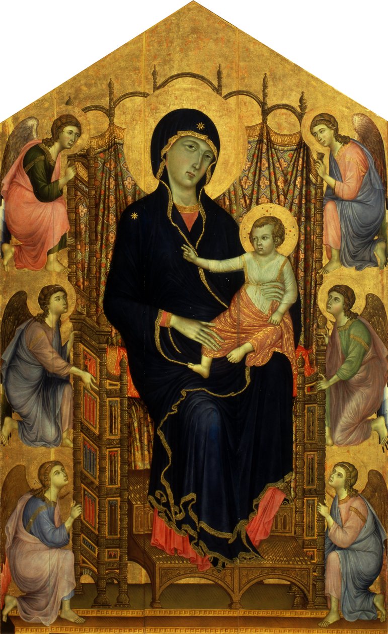 Włoski: Maestà Rucellai Madonna autorstwa Duccio di Buoninsegna