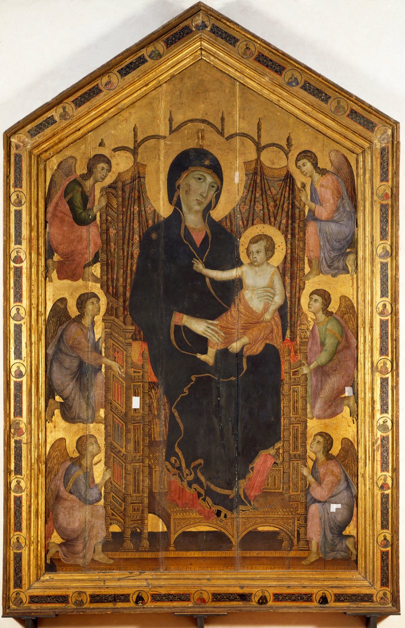 Madonna Rucellai (Tempera na drewnie) autorstwa Duccio di Buoninsegna