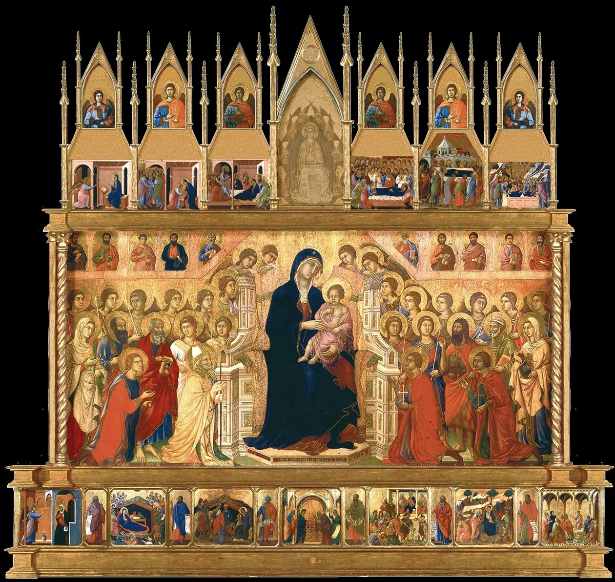 Maestá autorstwa Duccio di Buoninsegna