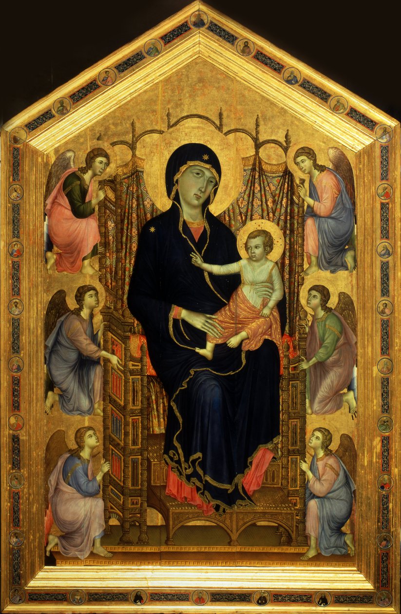 Madonna Rucellai, ok. 1285-1286 autorstwa Duccio di Buoninsegna