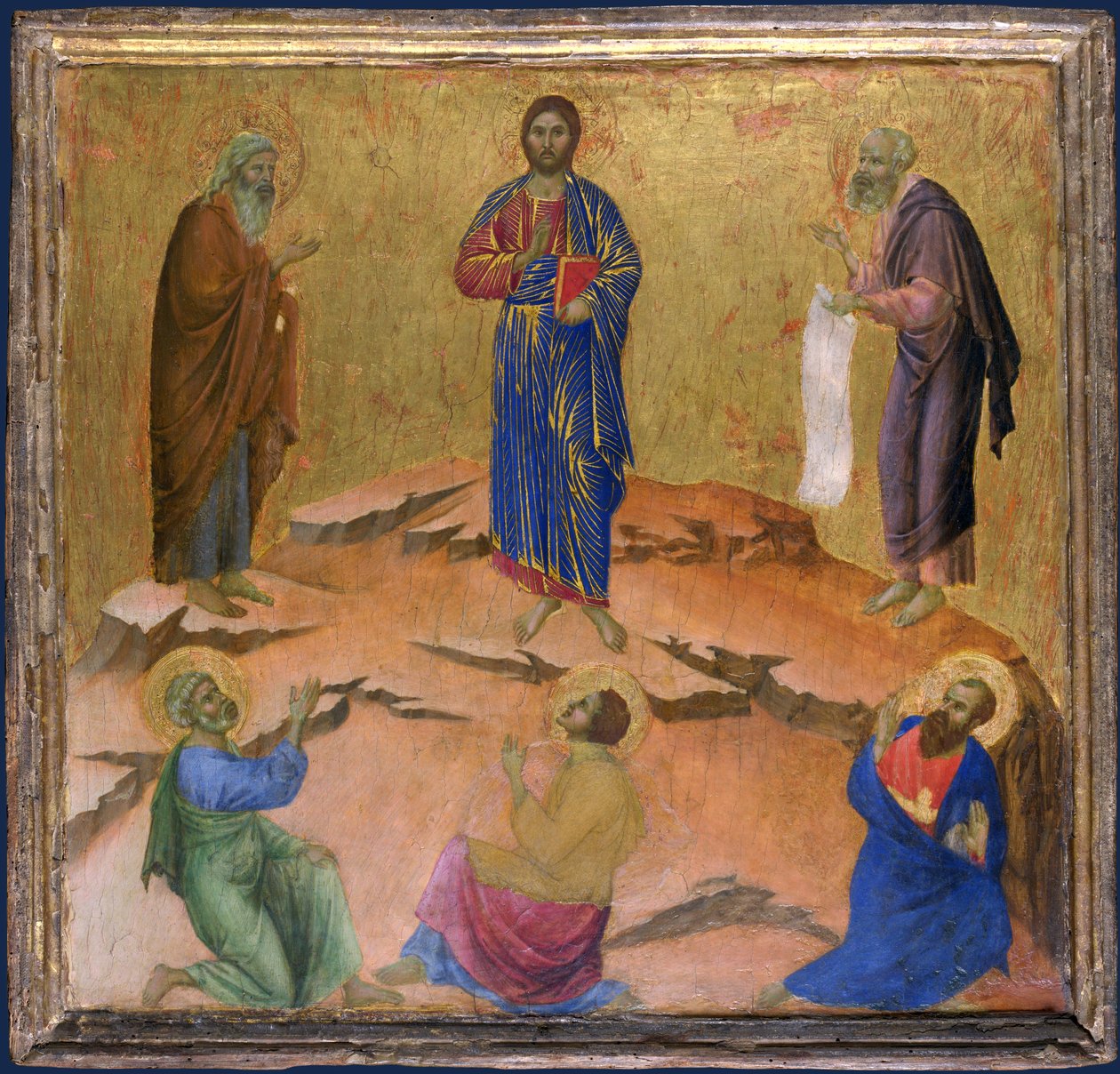 Przemienienie autorstwa Duccio di Buoninsegna