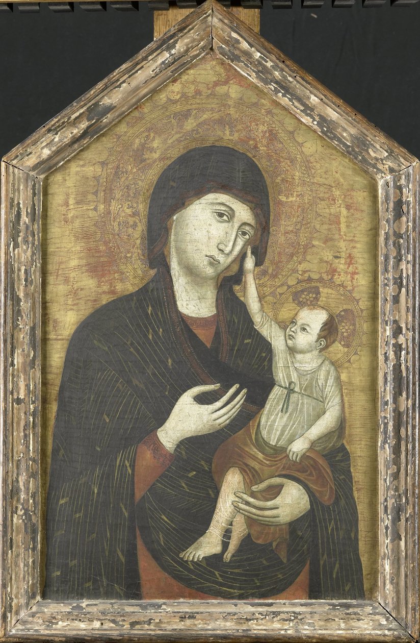Maryja z dzieckiem autorstwa Duccio di Buoninsigna (copy after)