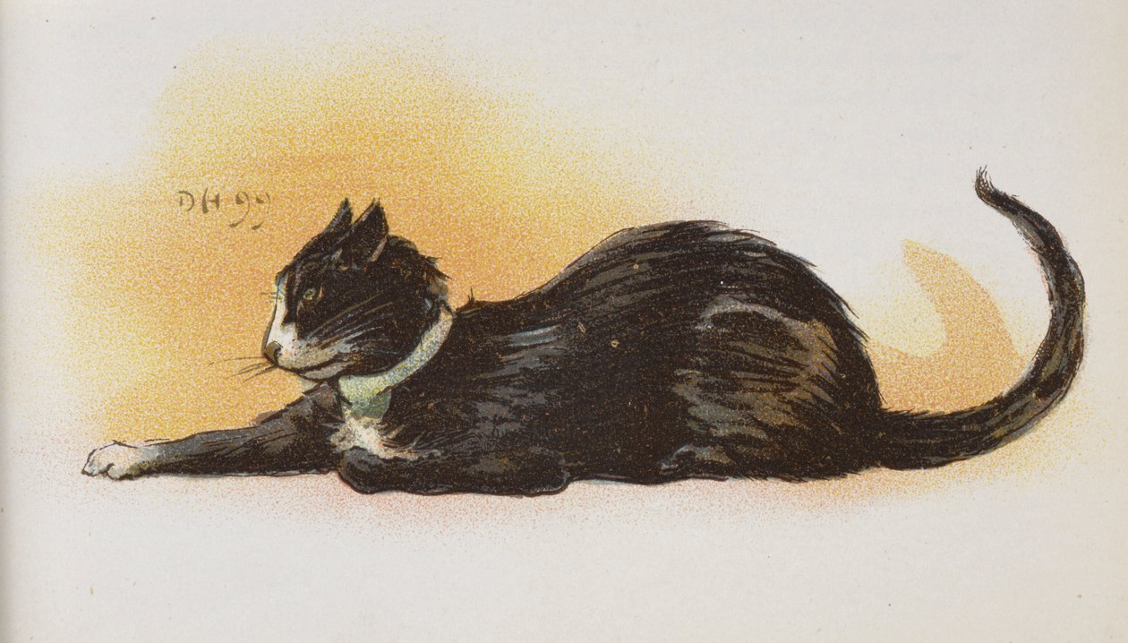 Kot. autorstwa Dudley Hardy