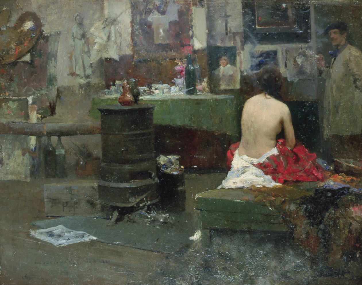 Chwile bezczynności, 1889 autorstwa Dudley Hardy