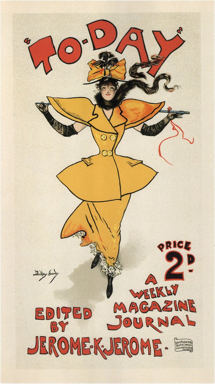 Journal To-Day, pod redakcją Jerome K. Jerome Poster, 1895 autorstwa Dudley Hardy