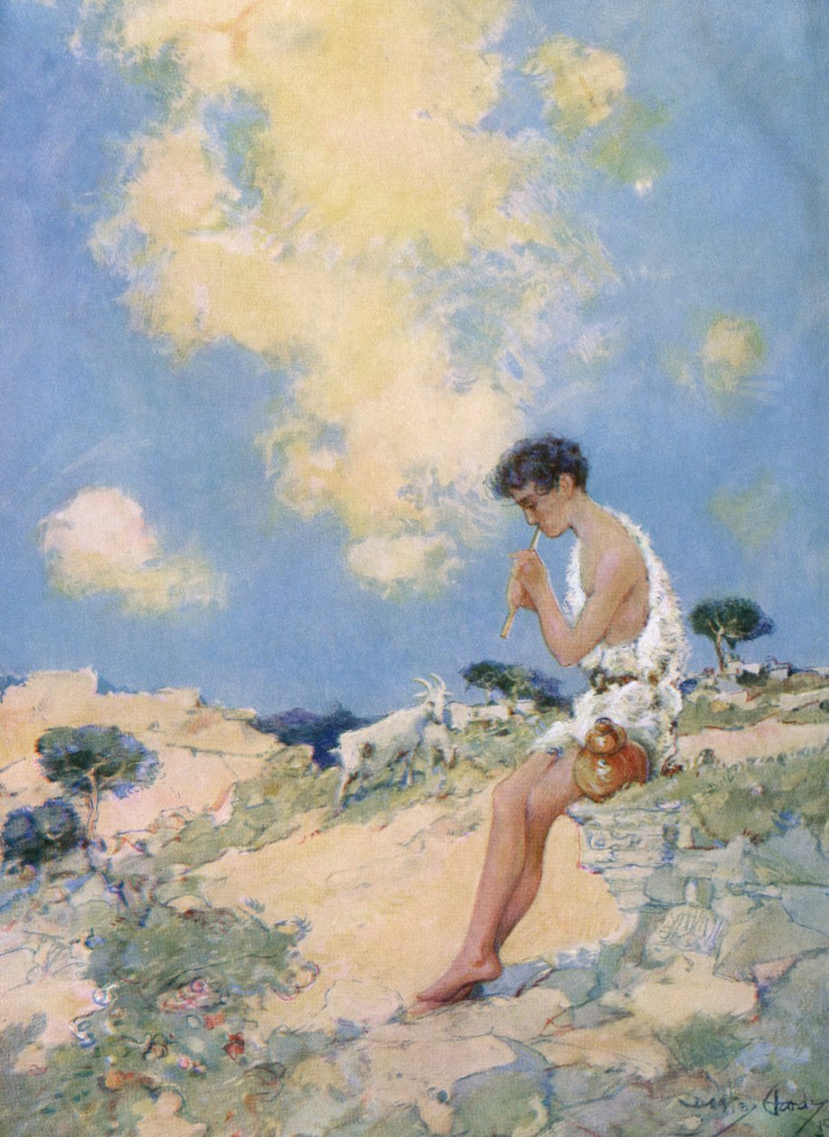 Mały pasterz autorstwa Dudley Hardy
