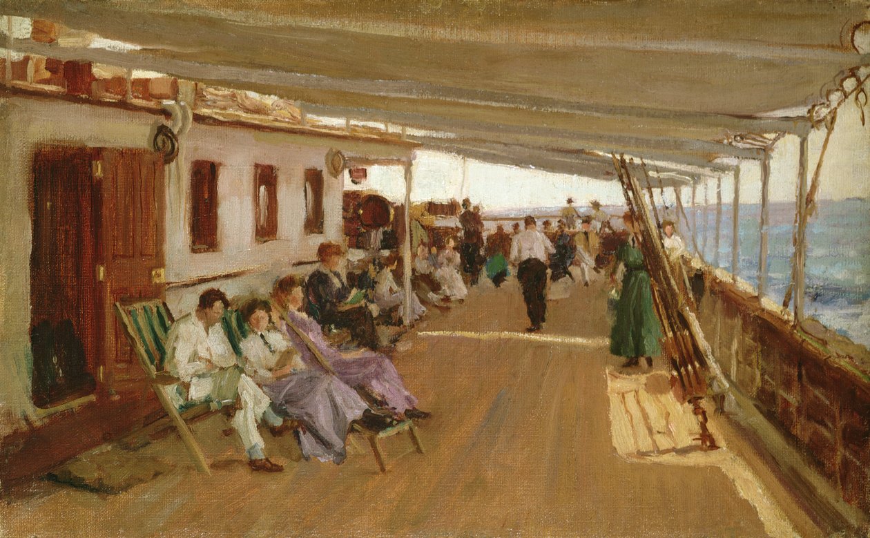 Na pokładzie, Steam Packet autorstwa Duncan McGregor Whyte