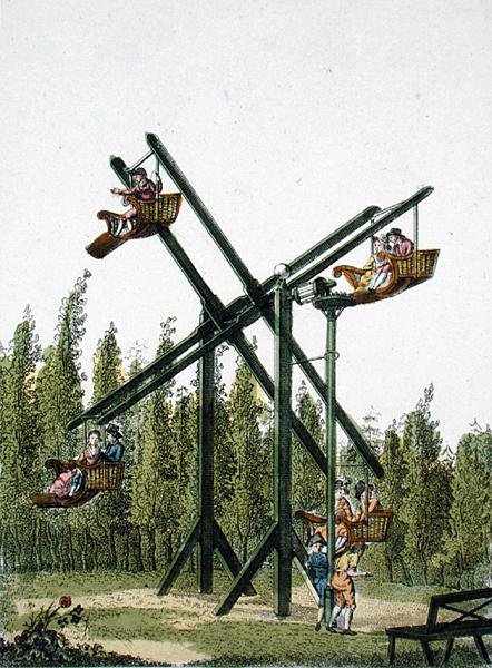 Diabelski młyn, z „Magazine of Garden Gems” G. van Laara, wydany 1802 (kolor lito) autorstwa Dutch School