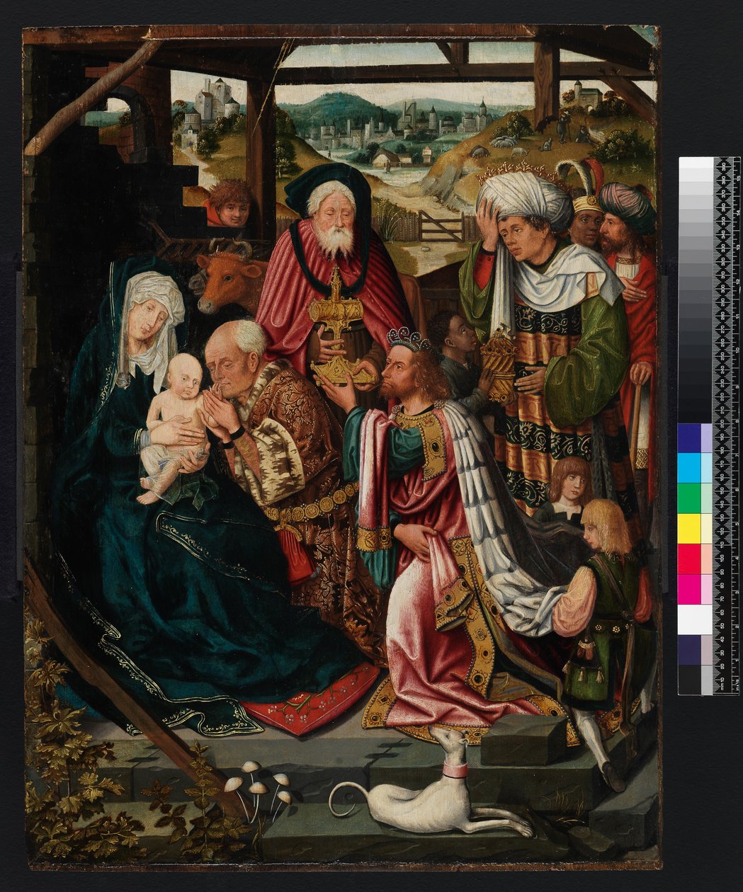 Adoracja królów, 1520 autorstwa Dutch School