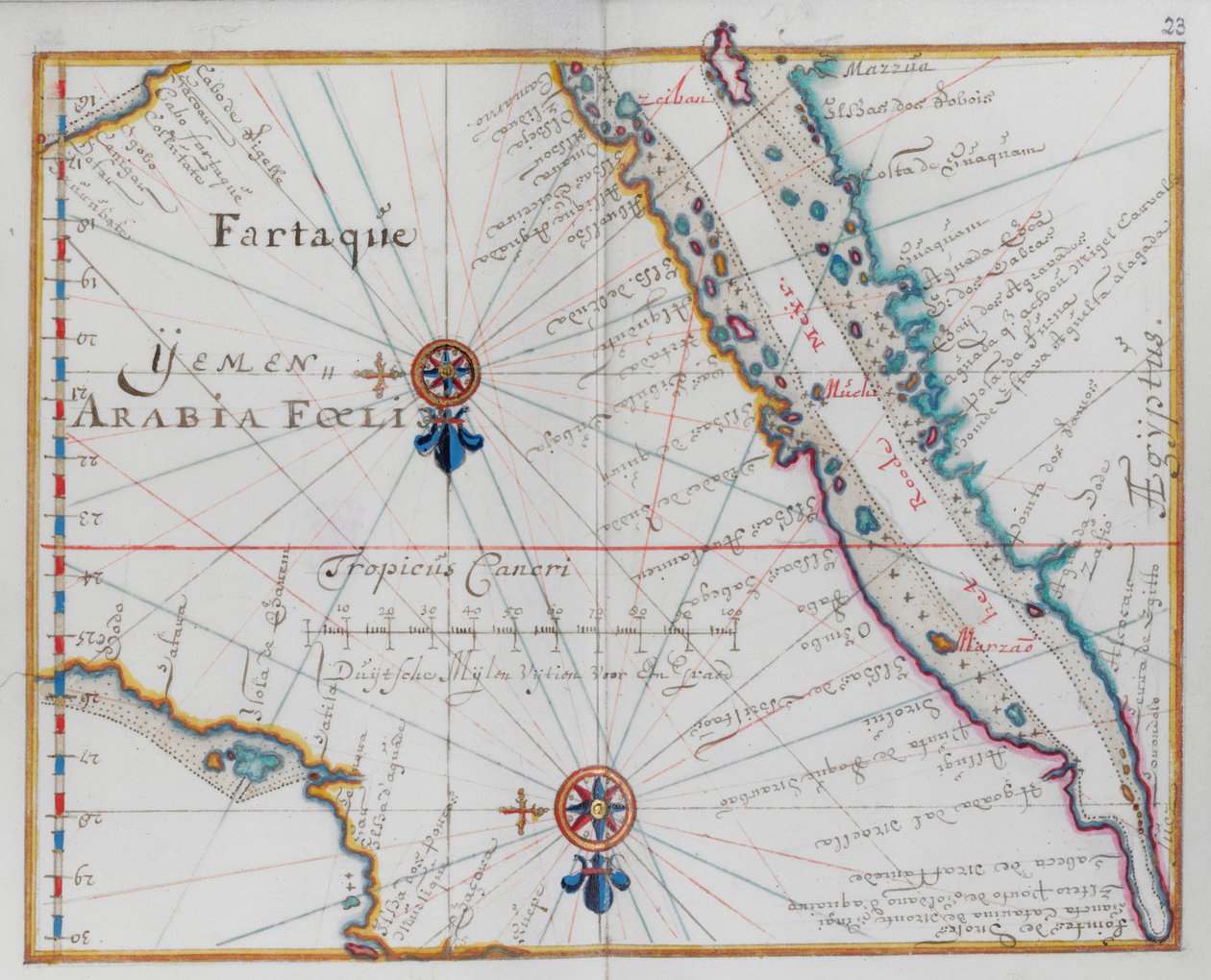Arabia. Jemen. autorstwa Dutch School