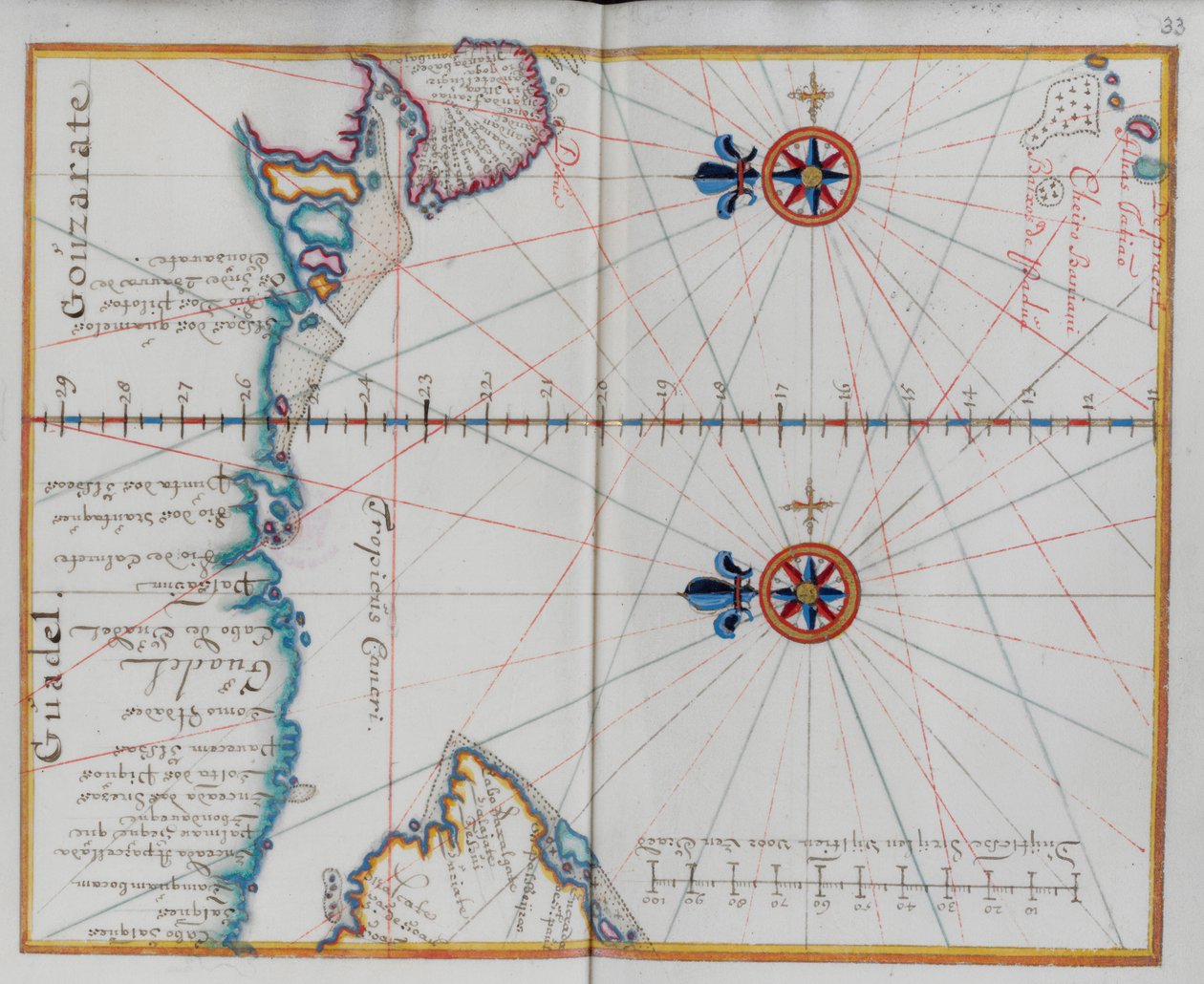 Arabia: Mapa Morza Arabskiego. autorstwa Dutch School