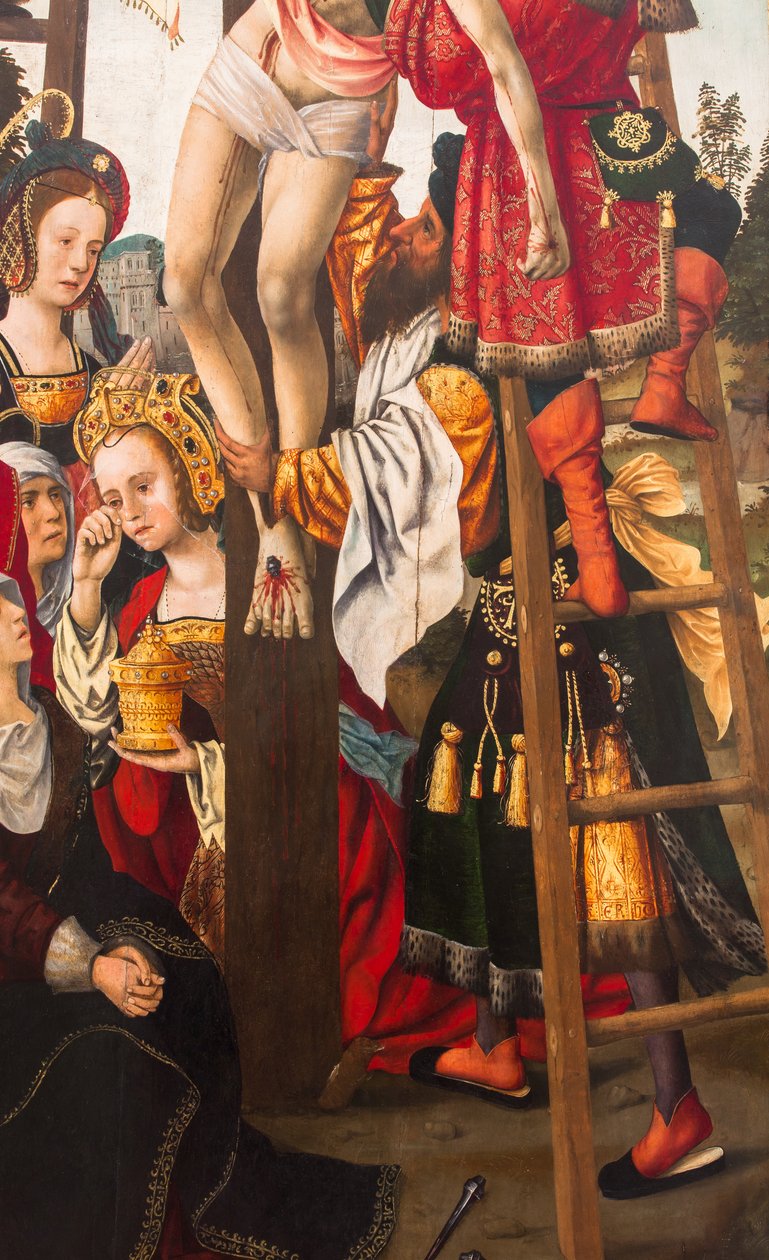 Zejście z krzyża, 1520 (olej na płótnie) autorstwa Dutch School