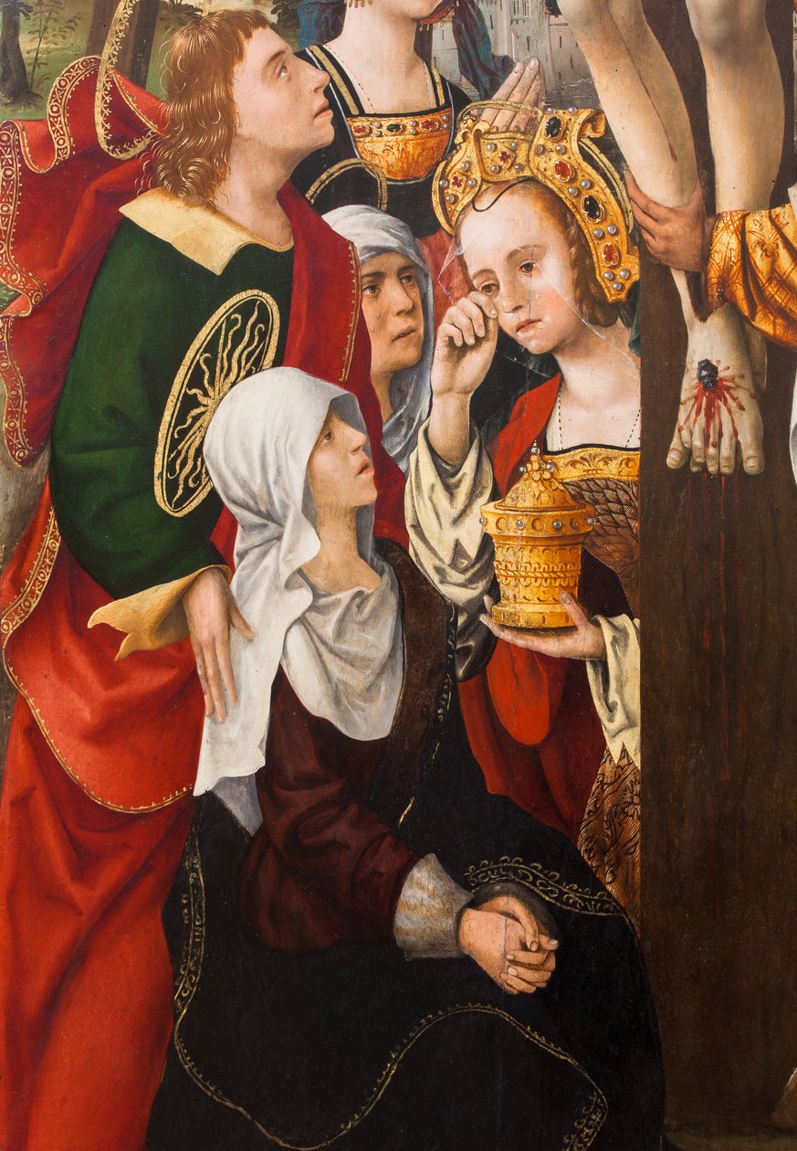 Zejście z krzyża, 1520 (olej na płótnie) autorstwa Dutch School