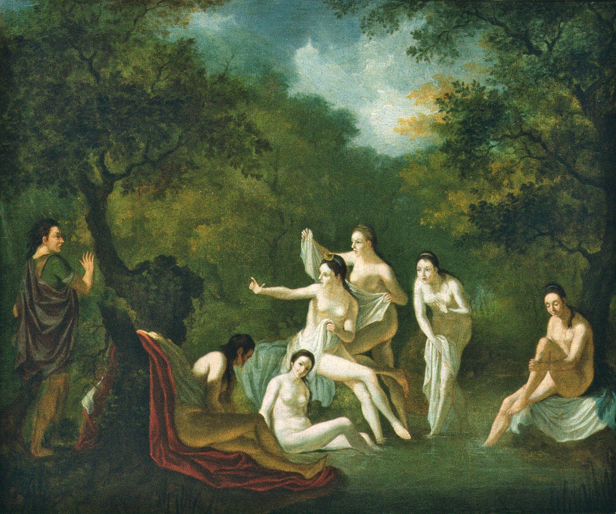 Diana i Akteon autorstwa Dutch School