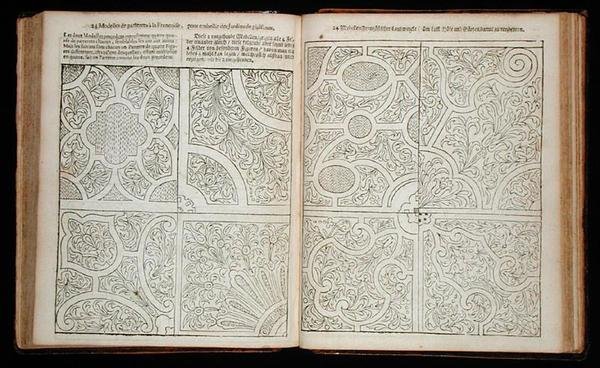 Parter w stylu francuskim, z „Holenderskiego ogrodnika” Johanna van der Groena, opublikowany 1699 (rycina) (patrz także 171924 autorstwa Dutch School