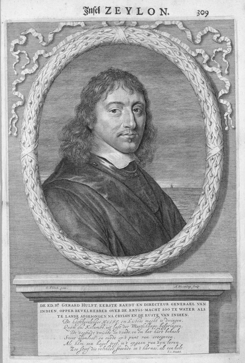 Gerard Hulft, pierwszy dyrektor generalny Holenderskich Indii Wschodnich autorstwa Dutch School