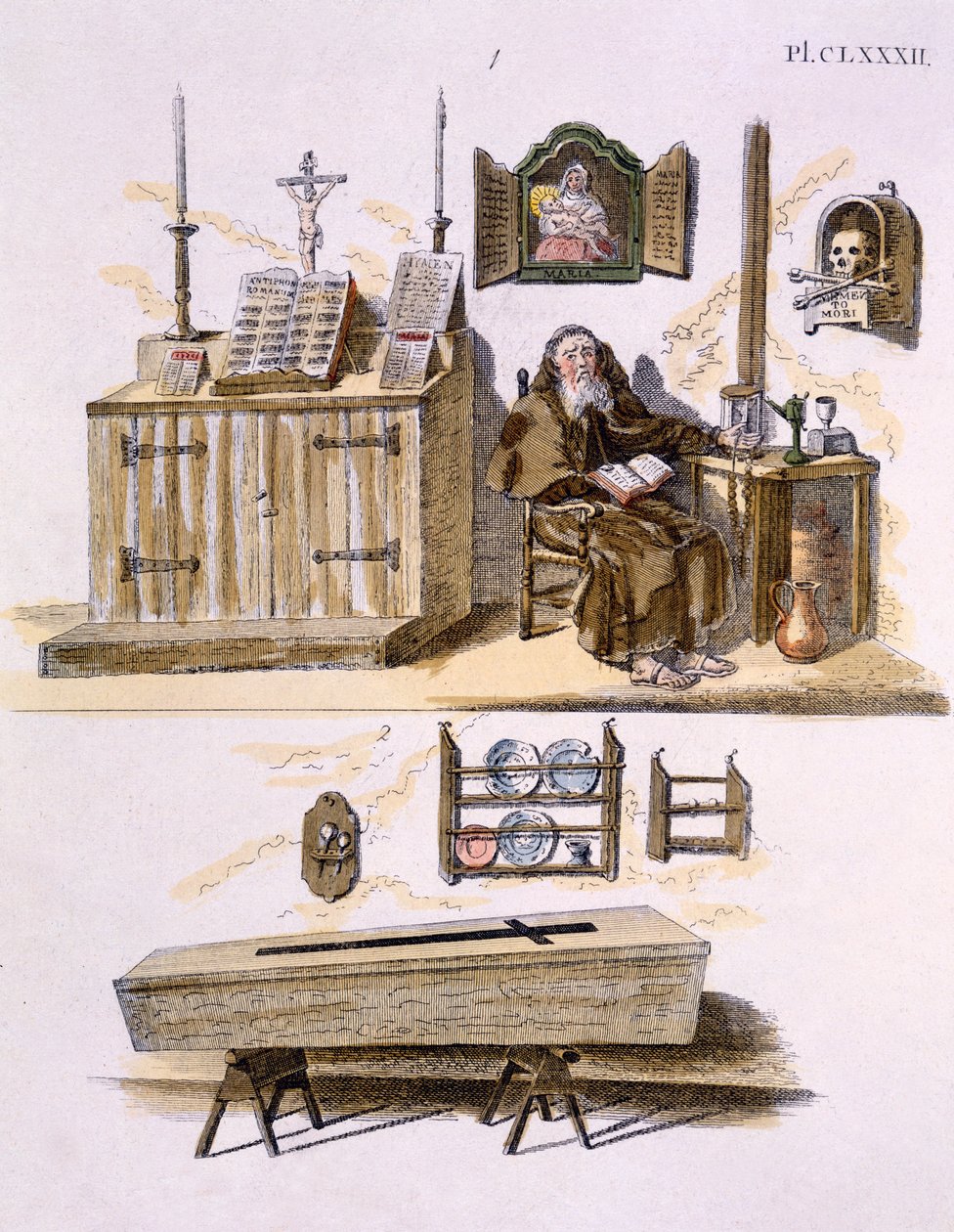 Ilustracja z Magazine of Garden Gems autorstwa G. van Laara, wydanej w 1802 r. autorstwa Dutch School