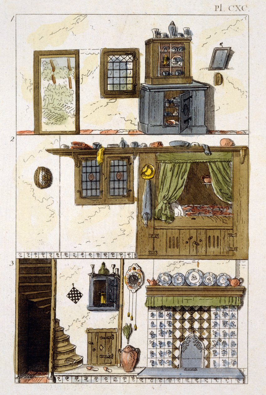 Ilustracja z magazynu Garden Gems autorstwa G Van Laara, 1802 autorstwa Dutch School