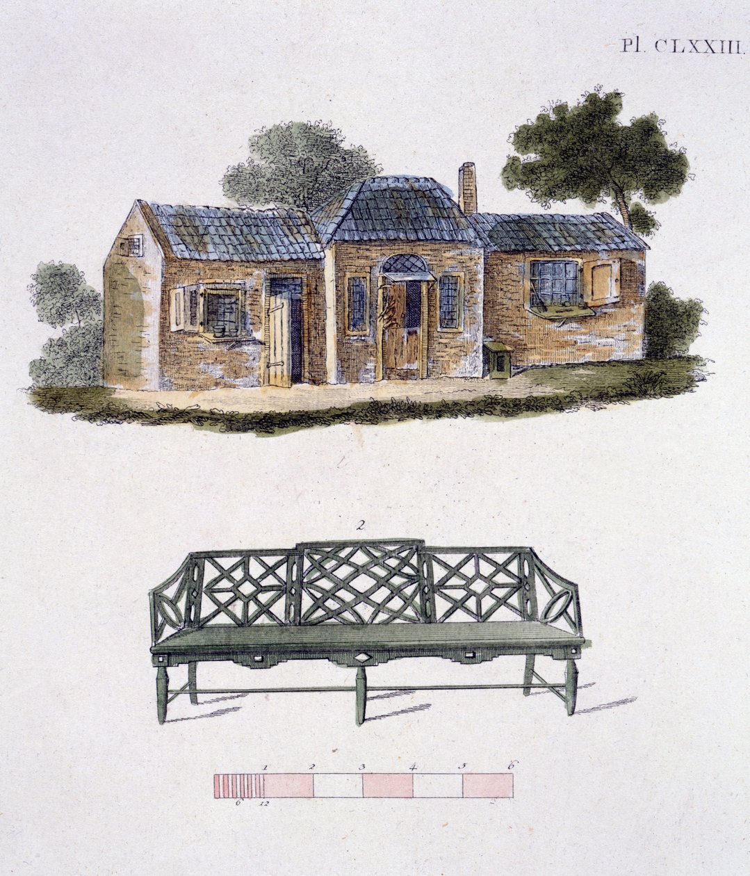Ilustracja z magazynu Garden Gems autorstwa G Van Laara, 1802 autorstwa Dutch School