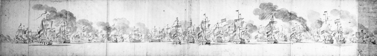 Bitwa pod Solebay, 28 maja 1672 autorstwa Dutch School