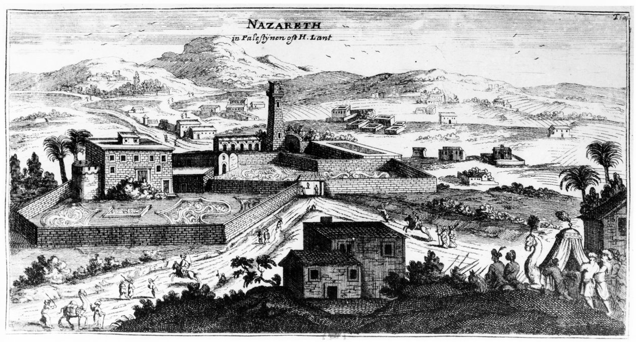 Widok Nazaretu autorstwa Dutch School