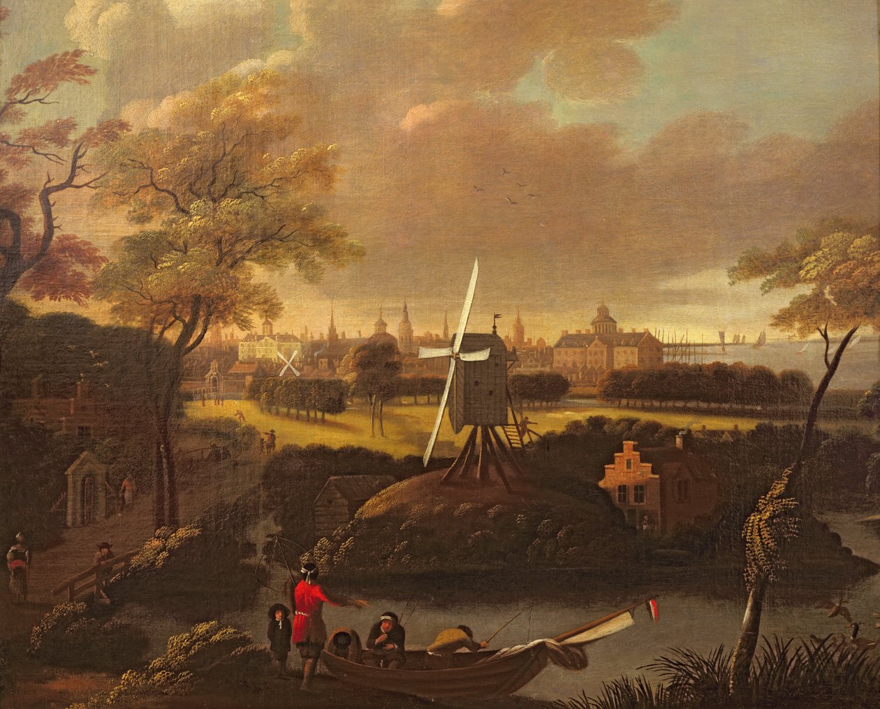 Widok na Nowy Jork autorstwa Dutch School