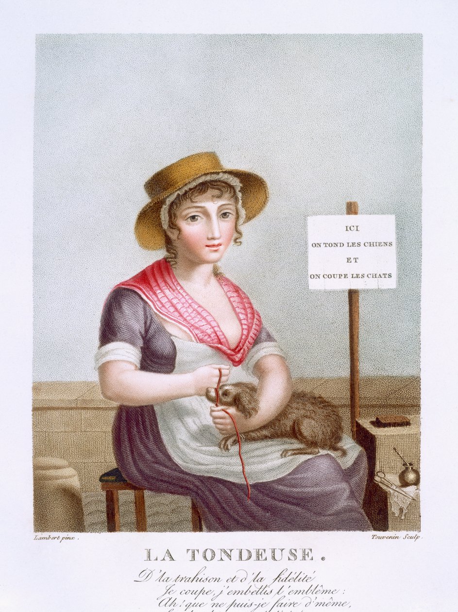 Maszynki do strzyżenia, ok.1816 autorstwa E. F. Lambert