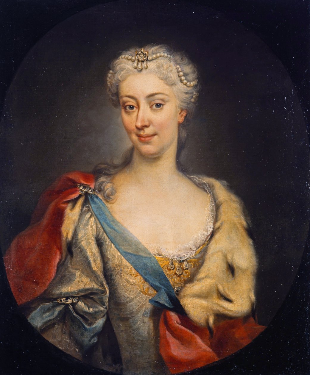 Portret Marii Clementyny Sobieskiej autorstwa E. Gill