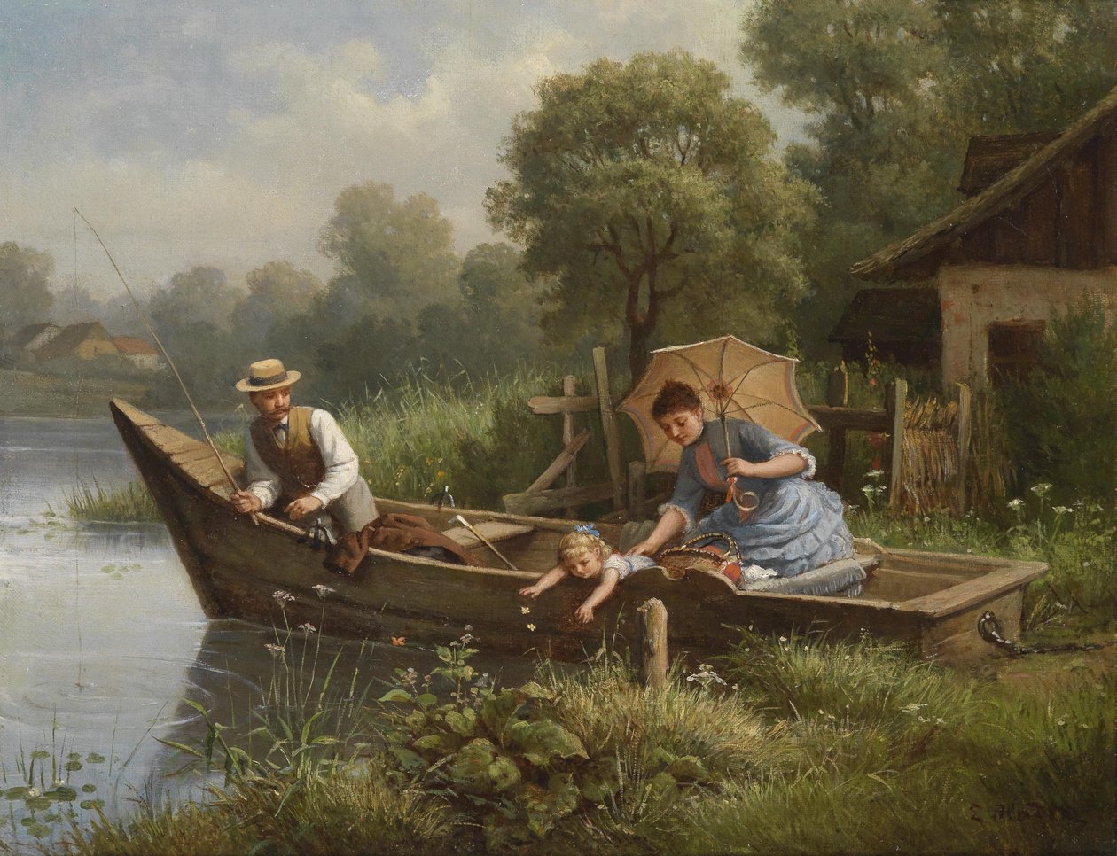 Latem autorstwa E. Hader