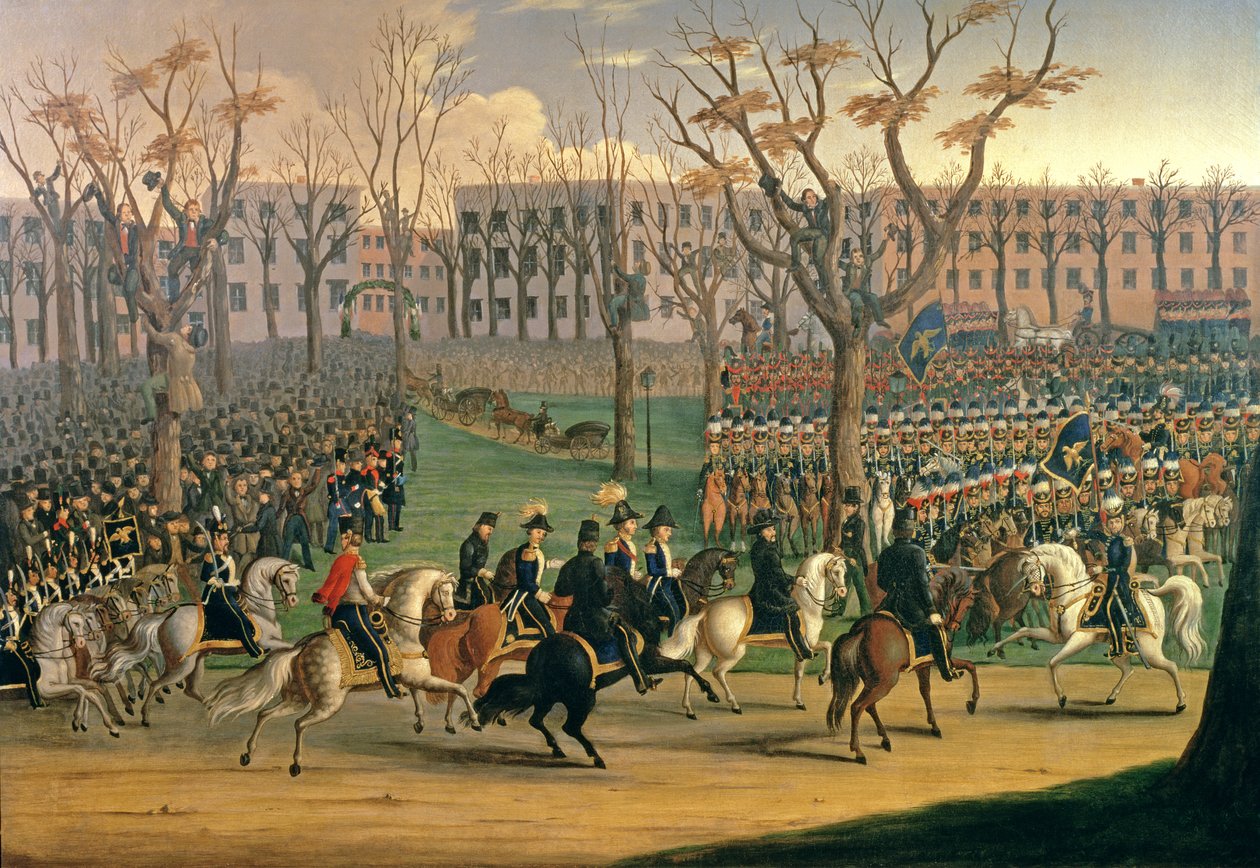 Przyjęcie generała Louisa Kossutha w Nowym Jorku, 6 grudnia 1851 r. autorstwa E. Percel
