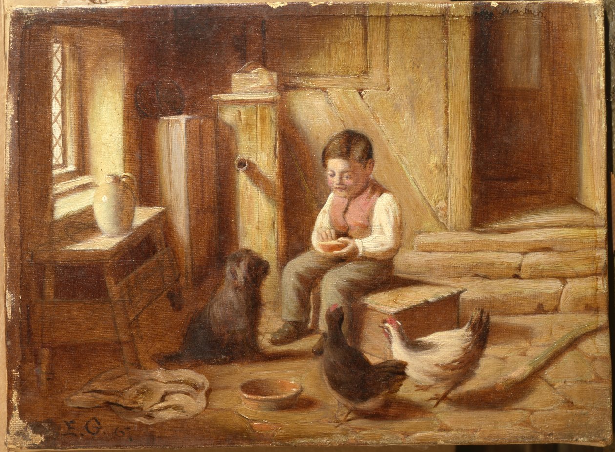 Karmienie ptactwa autorstwa E.S. Greig
