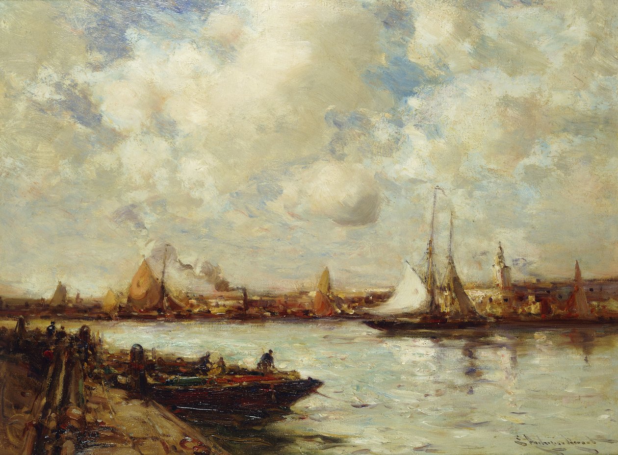 Port, Southampton, autorstwa E. Aubrey Hunt